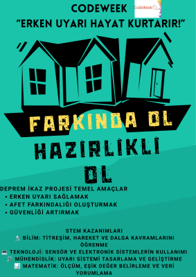 STEM eTKİNLİKLERİ- DEPREM İKAZ PROJESİ